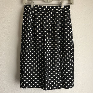 B Michael Vintage Polka Dot Skirt